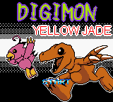 Digimon Yellow Jade Title Screen